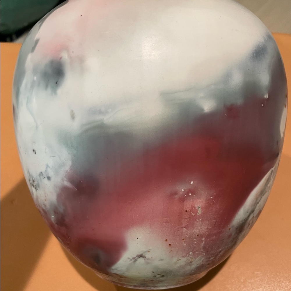 Raku Art Pottery Vessel - Picture 2 of 4